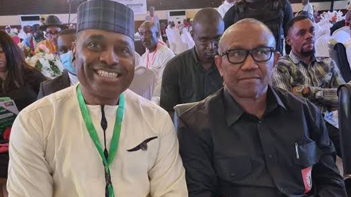 Peter with Okonkwo
