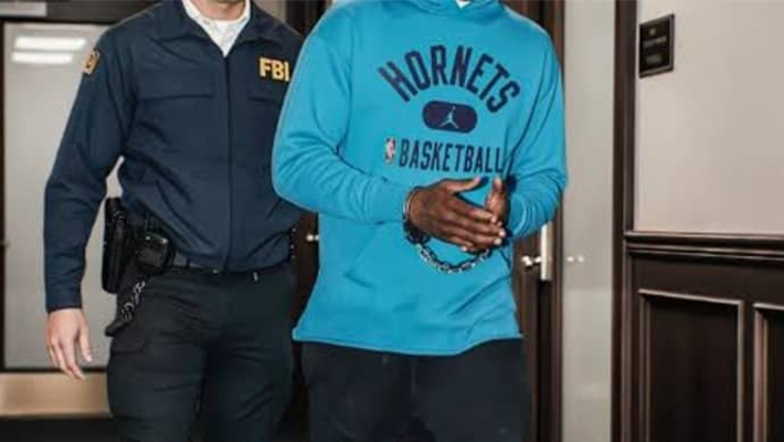 A photo of a man in handcuffs used to illustrate this story (Credit: Facebook)
