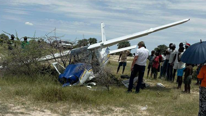 Light plane crash in Namibia
