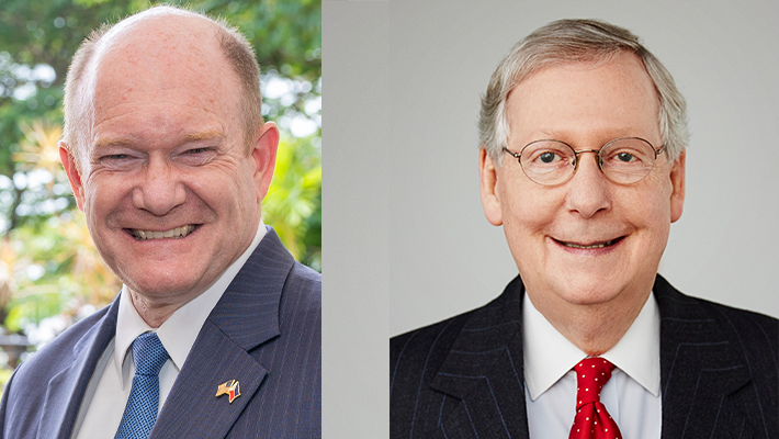 Chris Coons, and Mitch McConnell