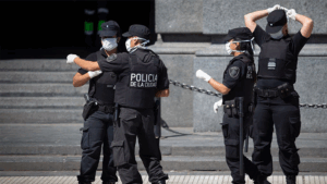 Interpol officers.