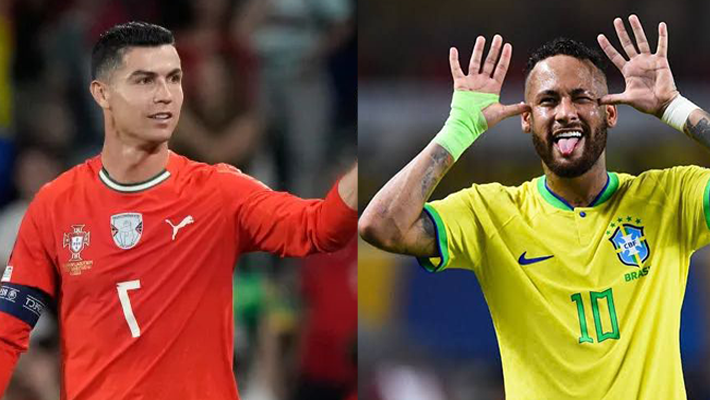 Ronaldo and Neymar