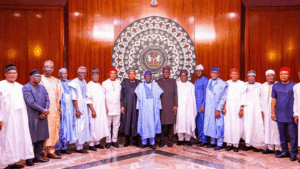 Tinubu with governors