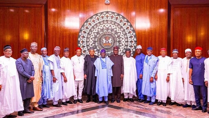 Tinubu with governors