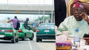 Cabs in Abuja, Tinubu with toothpick