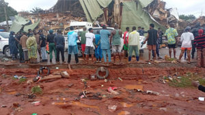 Collapsed Anambra building