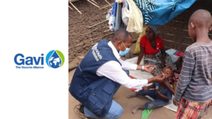 Gavi and children in communities undergoing vaccination