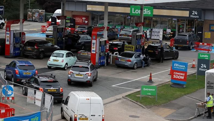 UK filling station