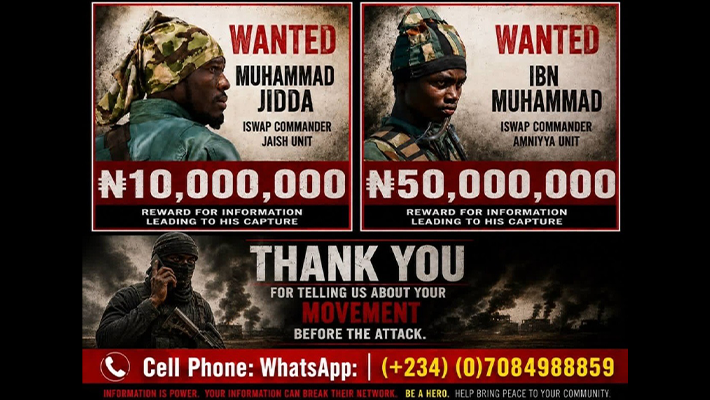 list of wanted senior ISWAP terrorists