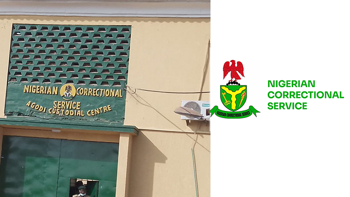 Ibadan custodial centre and NCoS logo