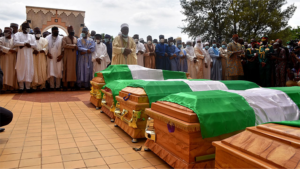 Coffins of officers