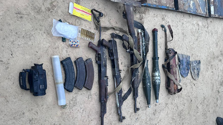 The recovered items,