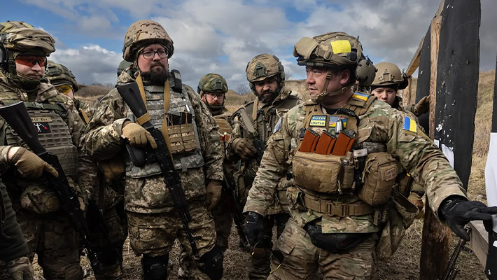 Ukrainian soldiers