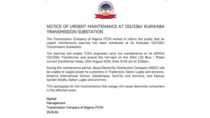 statement by the TCN management