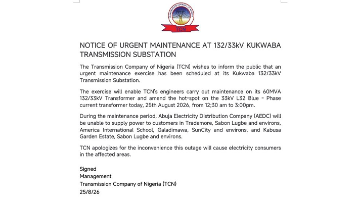 statement by the TCN management