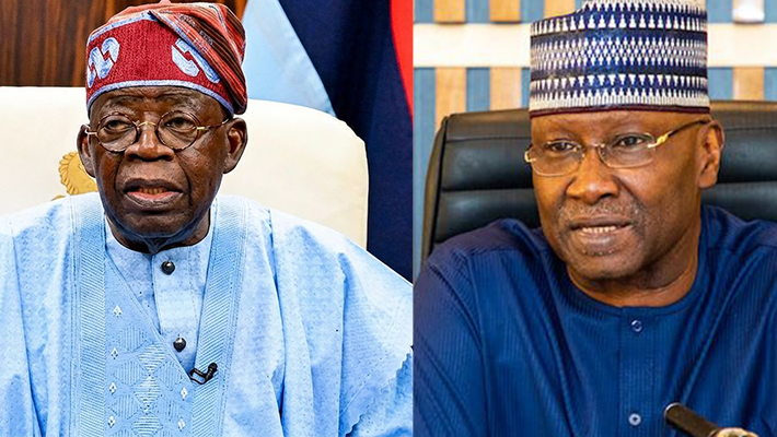 Tinubu with Boss Mustapha