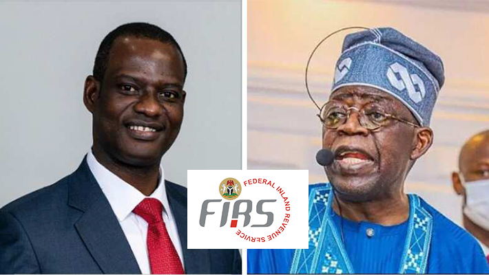 TINUBU AND TAIWO OYEDELE+FIRS LOGO