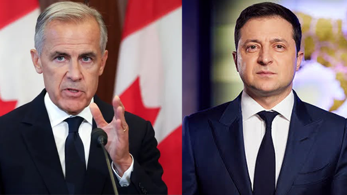 Mark Carney and Volodymyr Zelenskyy