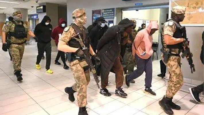 Nigerian Black Axe cultists