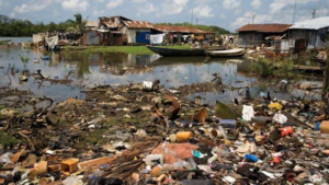 Polluted Niger Delta area