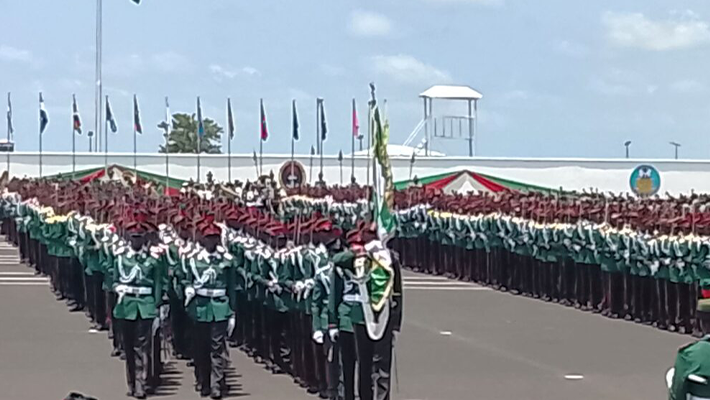 newly commissioned officers of the Nigerian Armed Forces