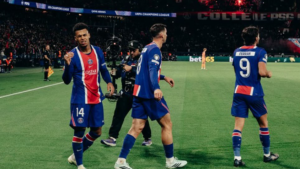 PSG players Tuesday night