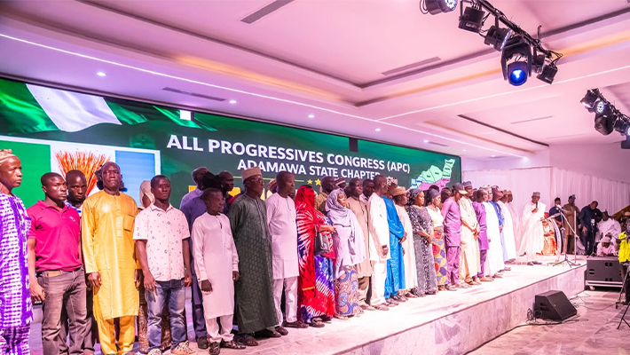 inaugurated a 3,000-member All Progressives Congress (APC) Campaign Council
