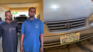 Abuja pastor his accomplice and Toyota Camry