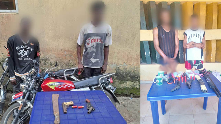suspected armed robbers and cultists
