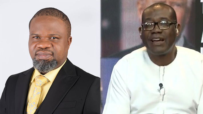 NUJ President Chris Isiguzo and national secretary Achike Chude.