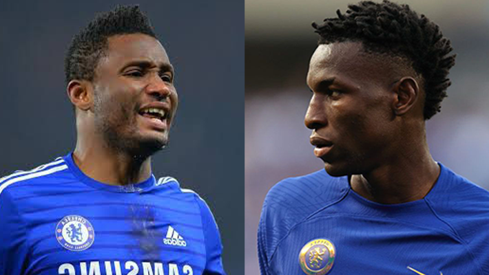 Mikel Obi and Nicolas Jackson