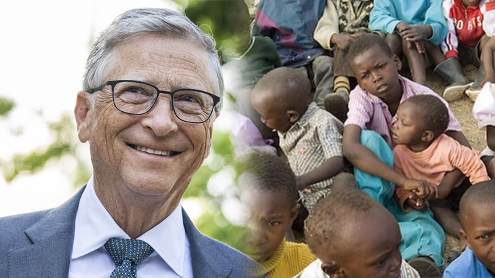 Bill gates and Hungry Nigerian Children