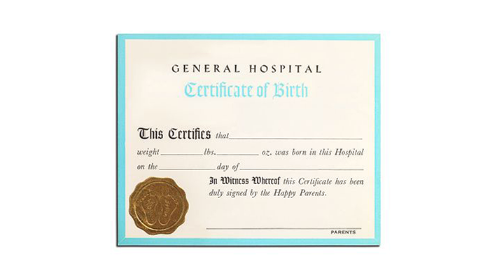 Birth certificate
