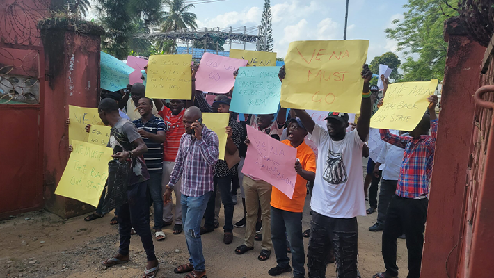 protesters in Calabar
