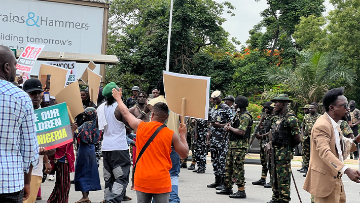 Protesters