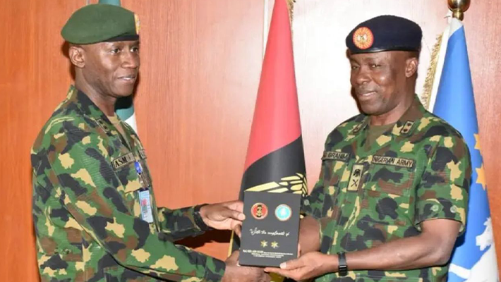 General Officer Commanding (GOC), 1 Division l, Nigerian Army, Maj.-Gen. Abubakar Wase,