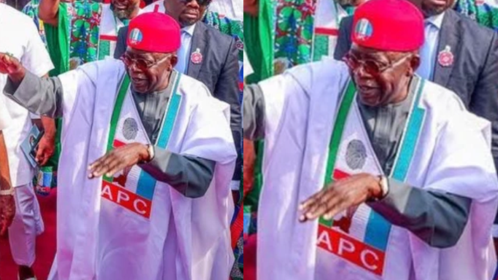 Tinubu in APC dress