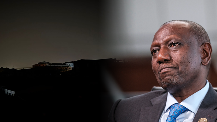 Ruto; blackout