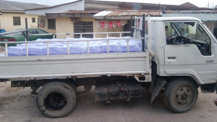 Pure water truck