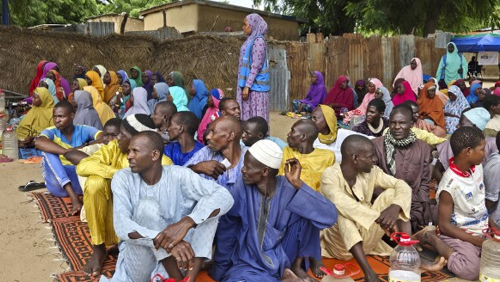 Nigerians that fled Boko Haram