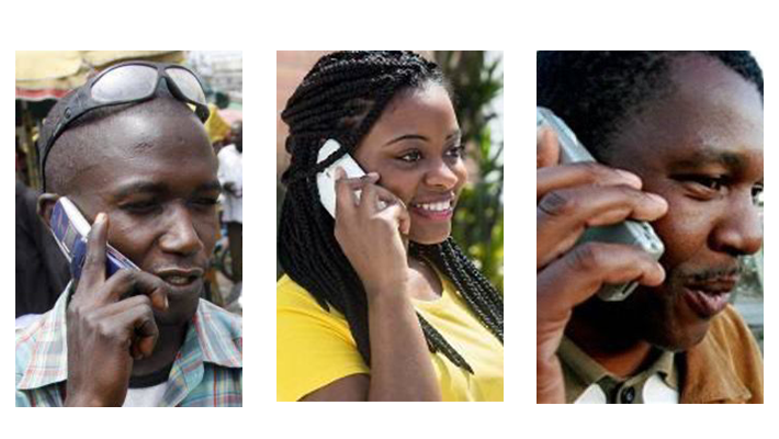 Nigerians making calls