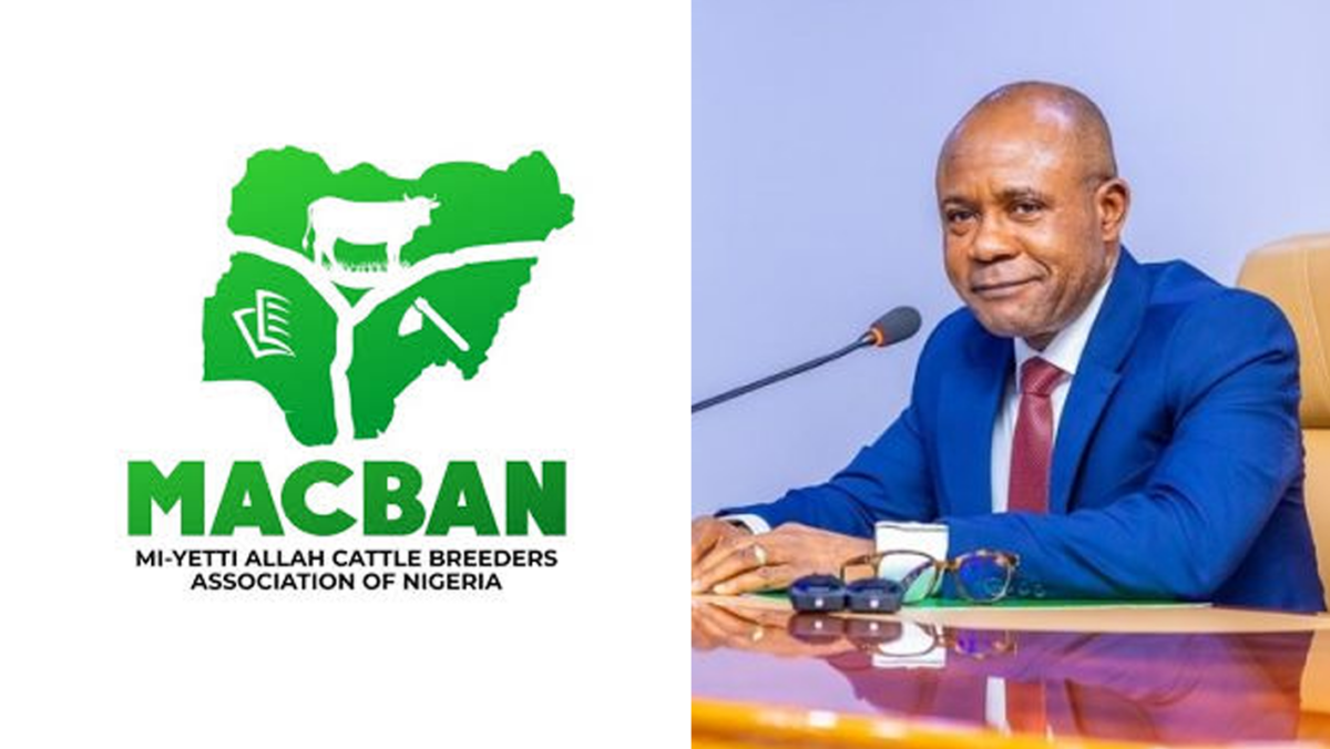 MACBAN logo and Enugu State Governor, Peter Mbah