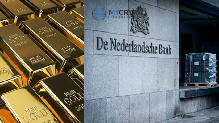 Bars of gold, Dutch central bank