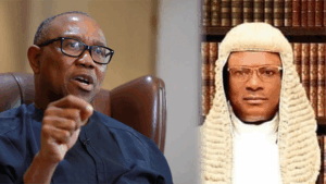 Peter Obi and Justice Peter Lifu