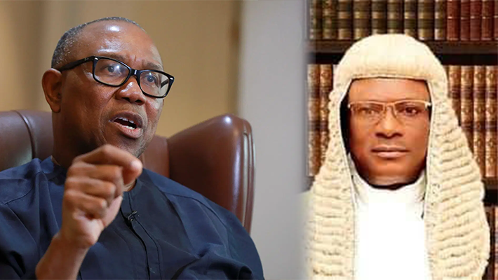 Peter Obi and Justice Peter Lifu