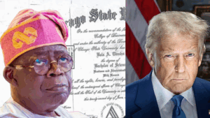Trump, Tinubu with forged CSU certificate