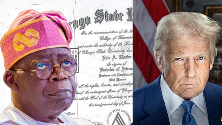Trump, Tinubu with forged CSU certificate
