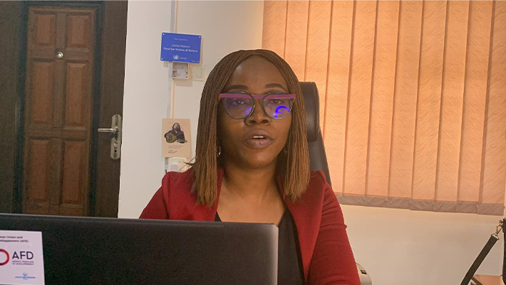 Angela Ugochukwu of Avocats Sans Frontières (ASF)