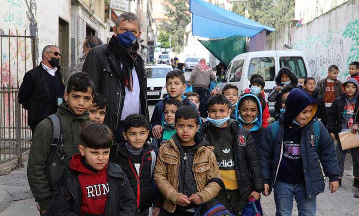 Palestinian refugee children