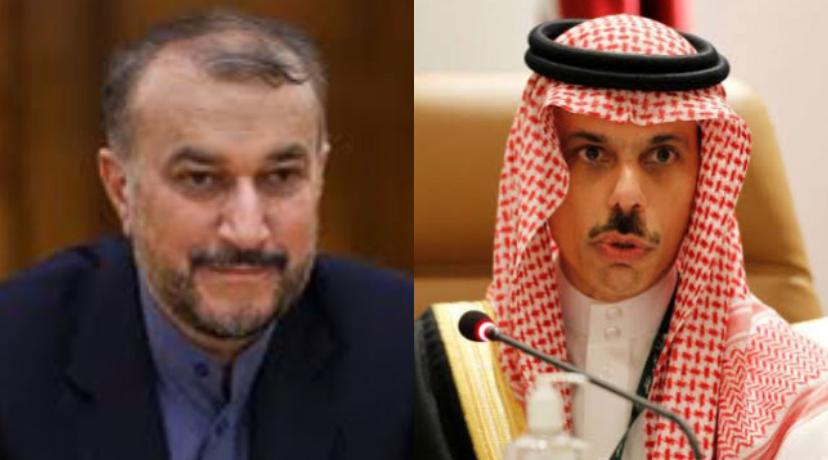 Foreign ministers of Iran and Saudi Arabia
